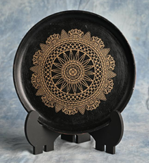 Decoupage on Terra Cotta plate