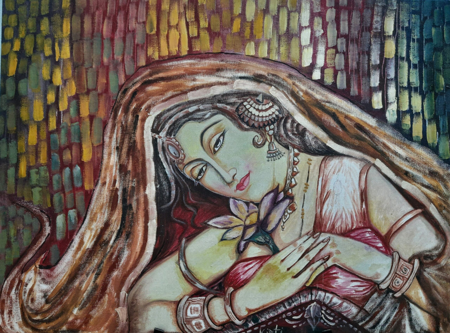 The lady with the lotus image 0