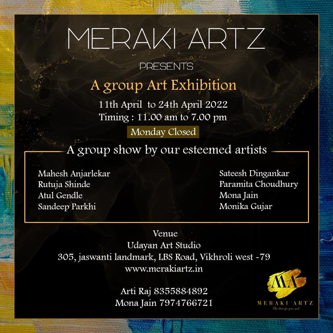 Meraki Artz-A Group Art Exhibition-April 2022