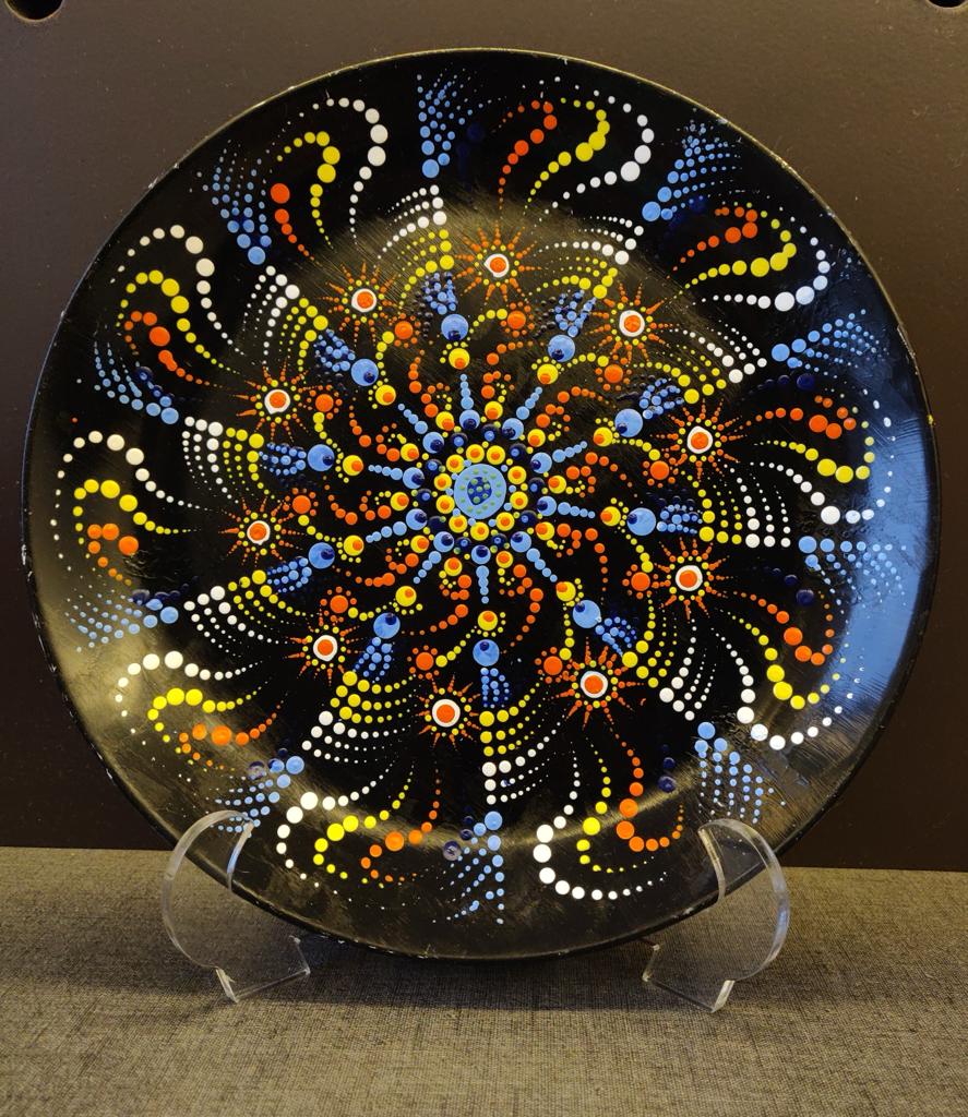 Mandala on plate image 0