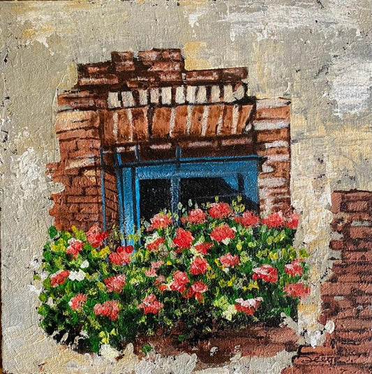 Blooms beyond the bricks image 0