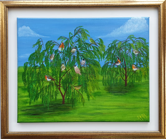 Birds in the Willow image 0