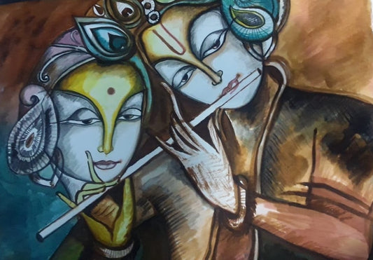 The Radha and krishna image 0