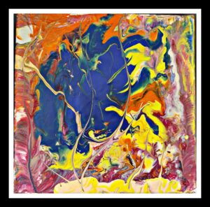 Fluid Art on Canvas image 0