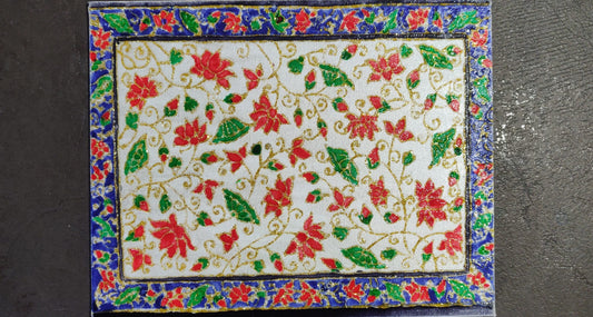 Meenakari type work on canvas image 0