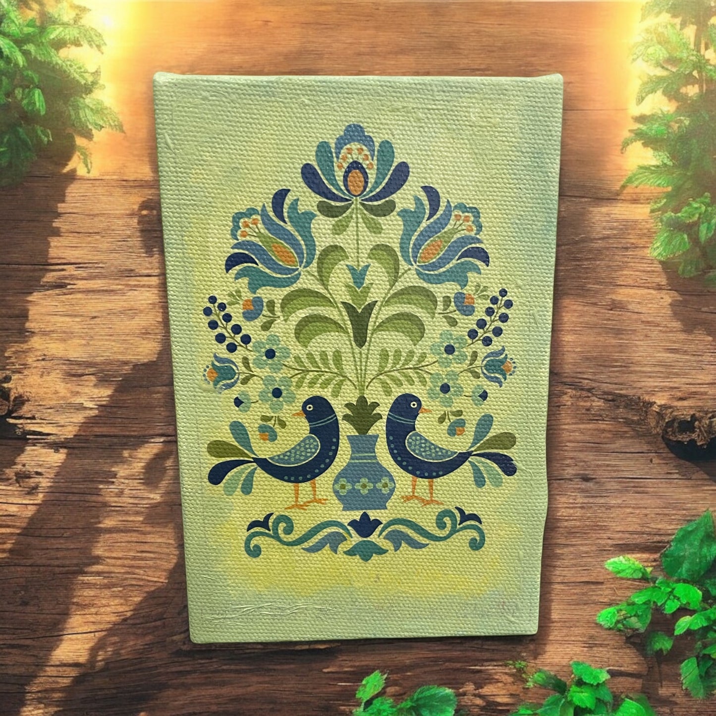 Decoupage on canvas image 2