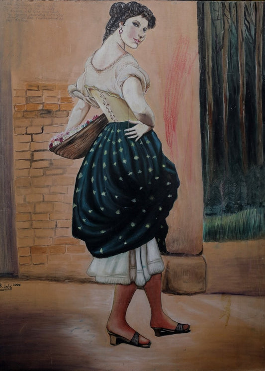 The English woman painting image 0