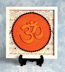 MDF Cut Artwork - Om