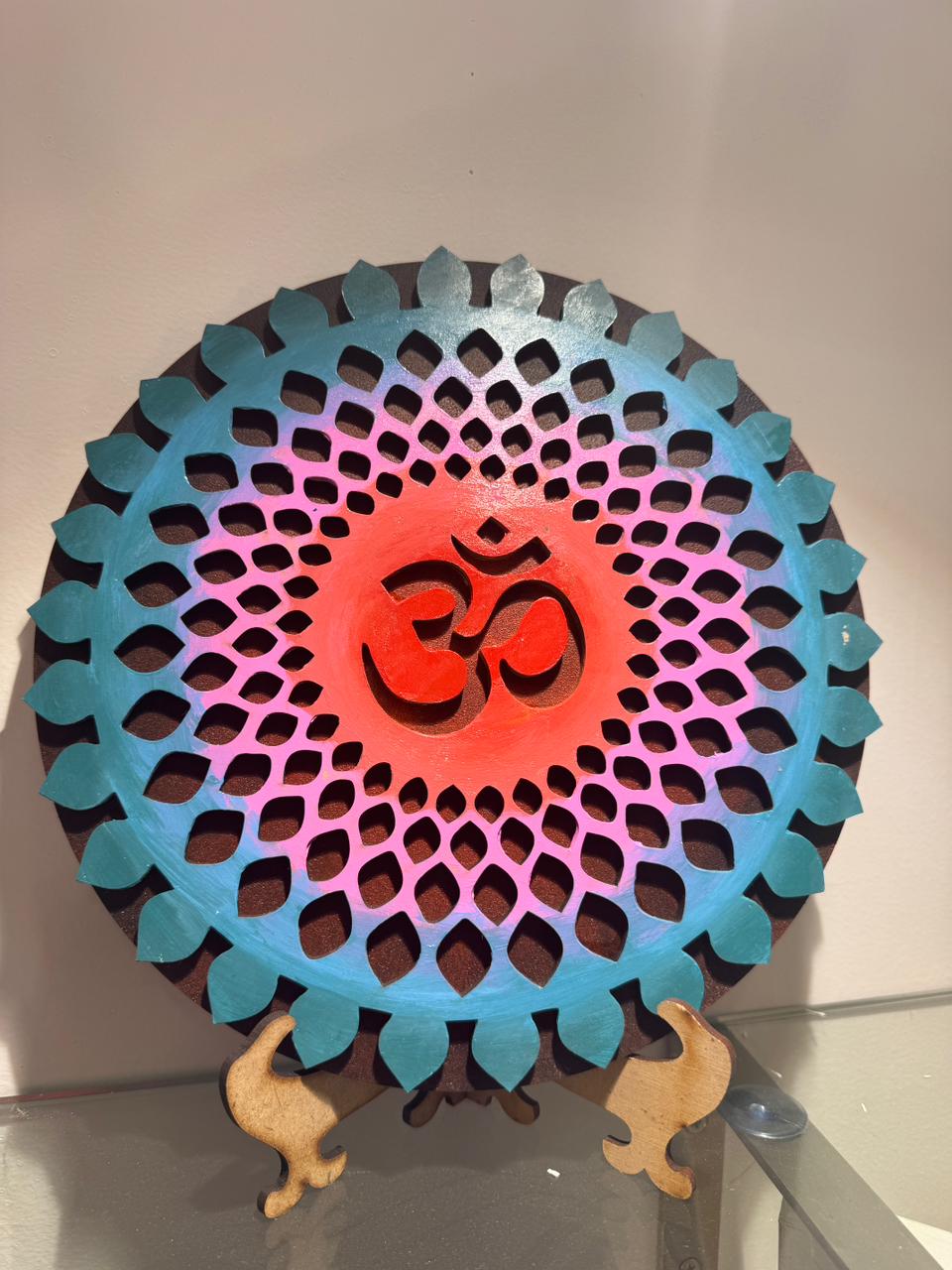 MDF Cut Artwork - Om