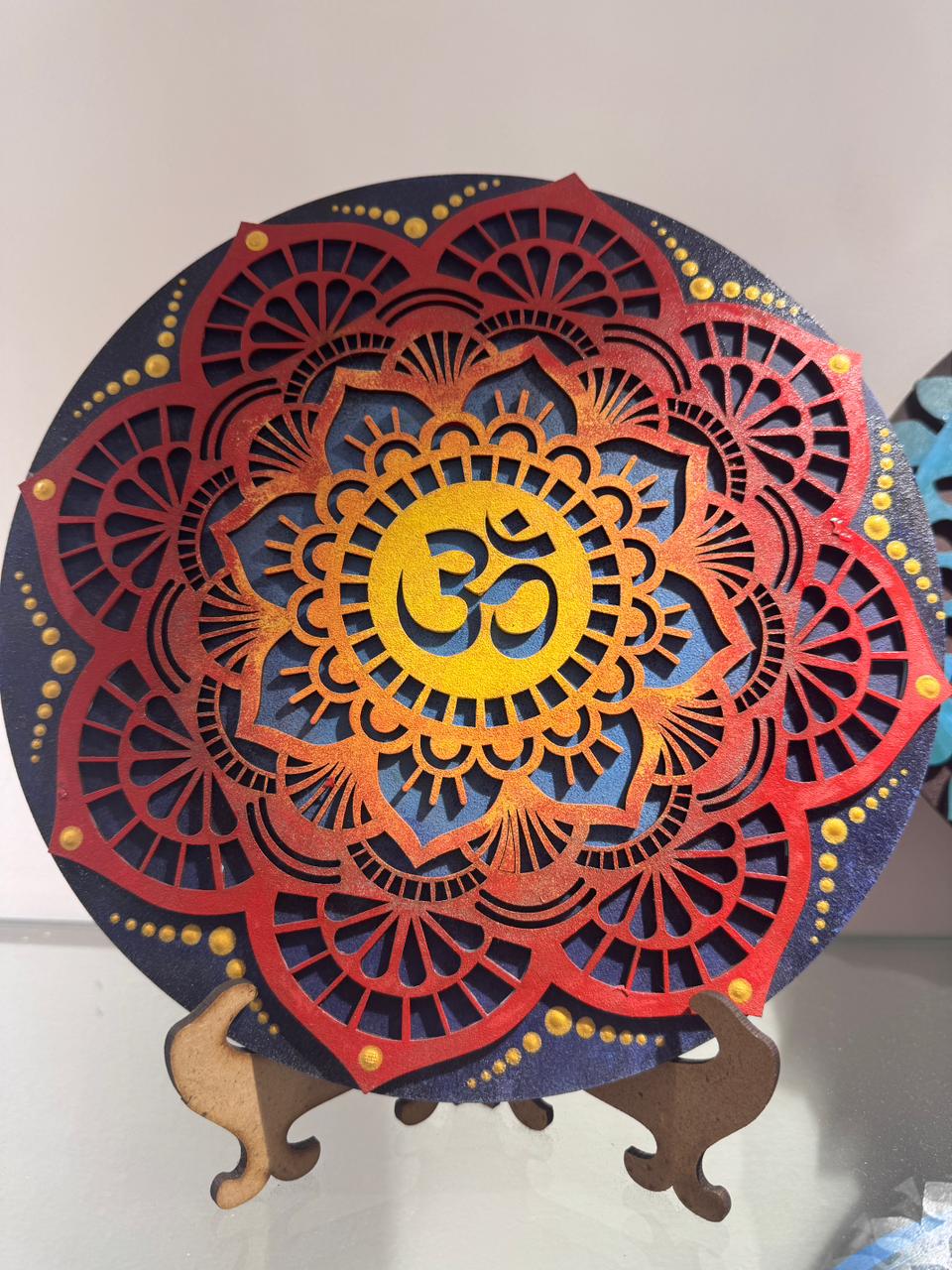 MDF Cut Artwork - Om
