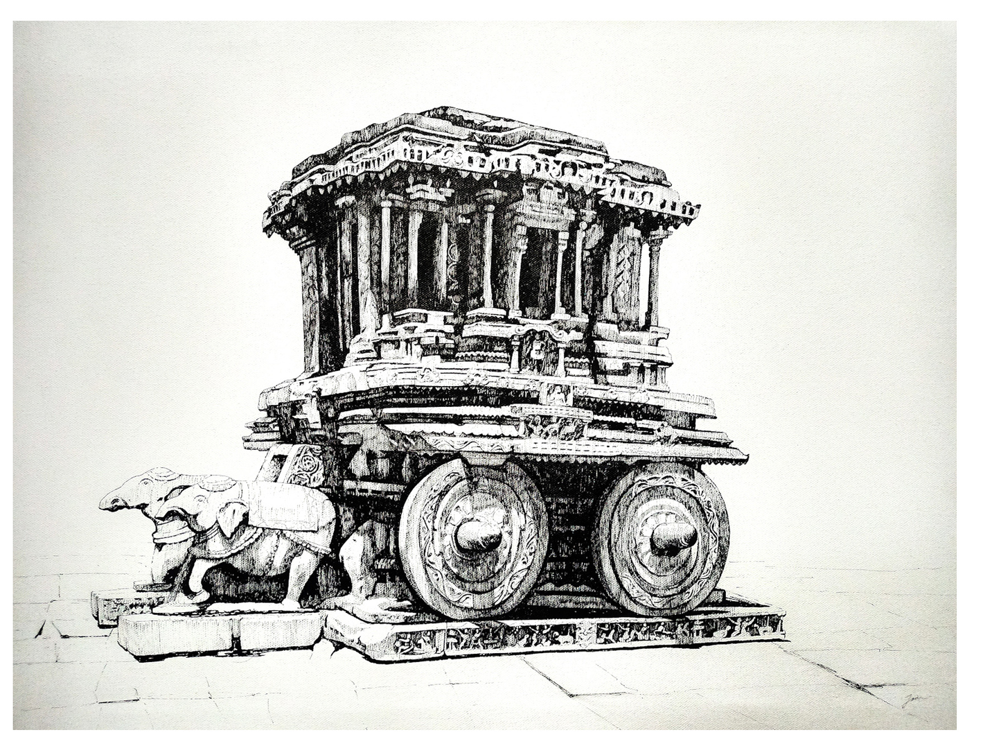 Stone Chariot Hampi image 0