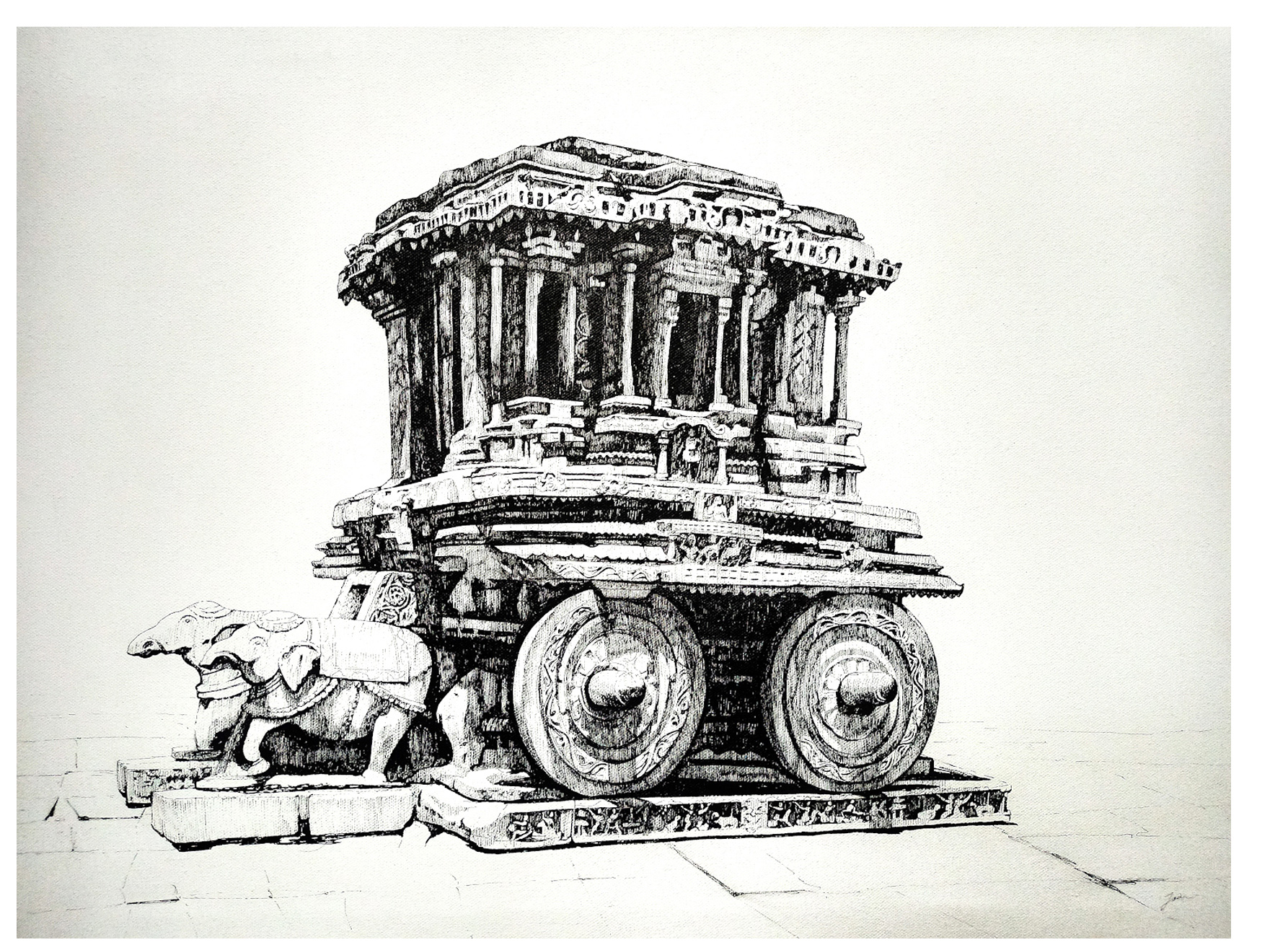 Stone Chariot Hampi image 0
