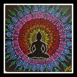 Buddha Mandala on canvas image 0